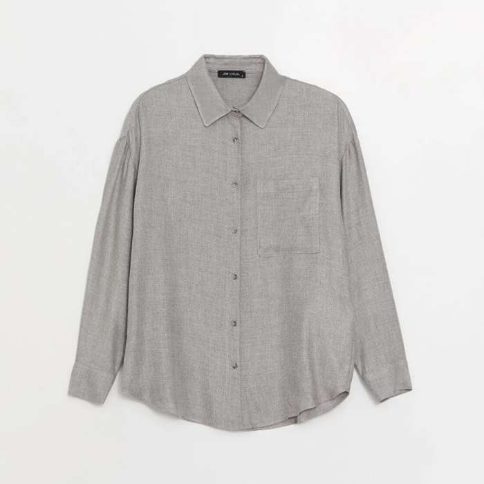 Casual Plain Long Sleeve Oversize